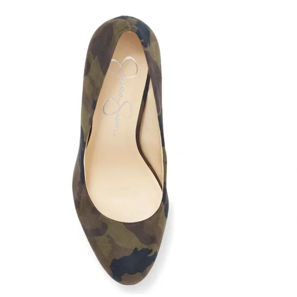 New Jessica Simpson Nellah Camo Platform Heels - Picture 4 of 12